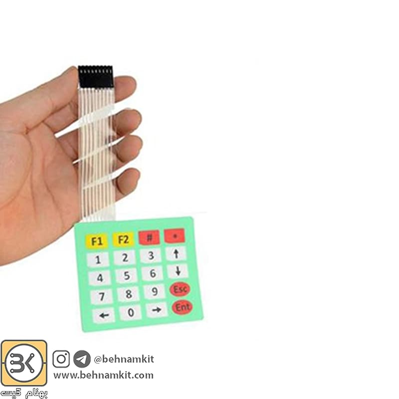 کیپد 5×4 فلت دار ماتریسی — تصویر ۴