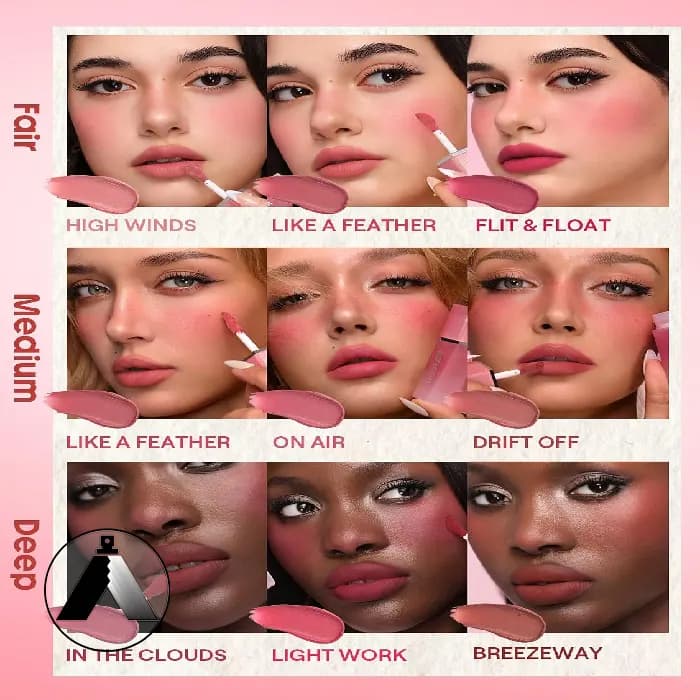 رژلب و رژگونه مایع شیگلم Air Plush — تصویر ۶