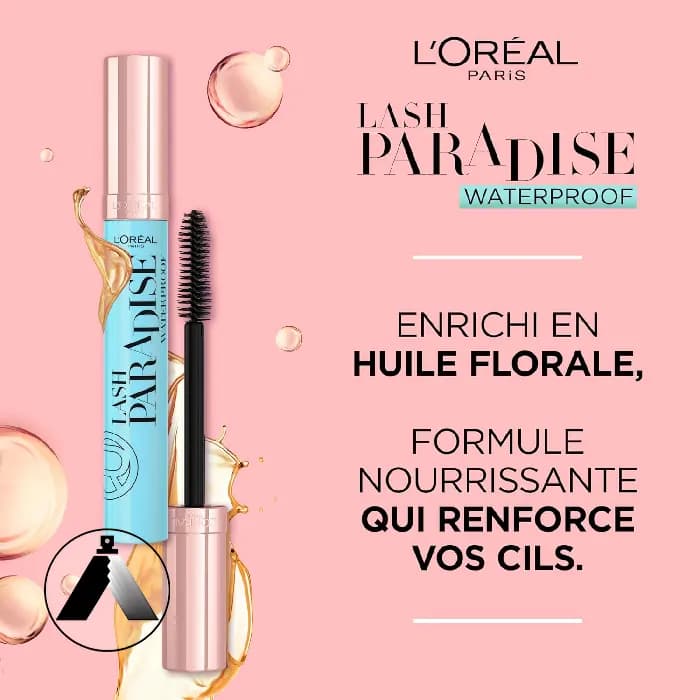 ریمل ضد آب لورآل Lash Paradise مدل Paradise Extatic شماره 01 — تصویر ۶