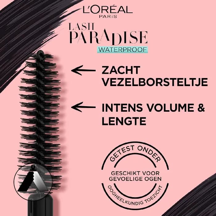 ریمل ضد آب لورآل Lash Paradise مدل Paradise Extatic شماره 01 — تصویر ۴
