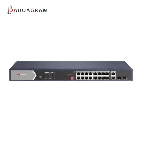 سوییچ شبکه 16 پورت PoE هایک ویژن مدل DS-3E0520HP-E — تصویر ۴