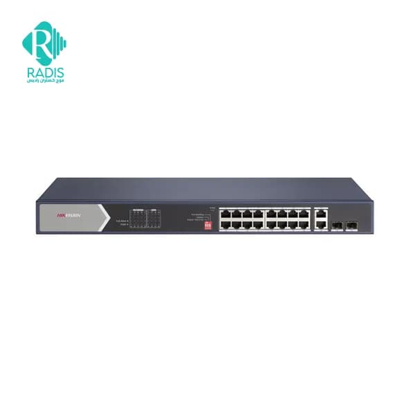 سوییچ شبکه 16 پورت PoE هایک ویژن مدل DS-3E0520HP-E
