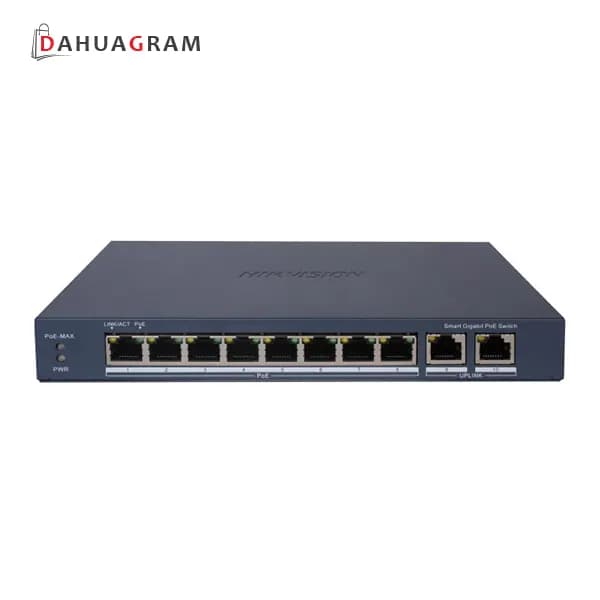 سوییچ شبکه 8 پورت PoE هایک ویژن مدل DS-3E1510P-EI — تصویر ۴