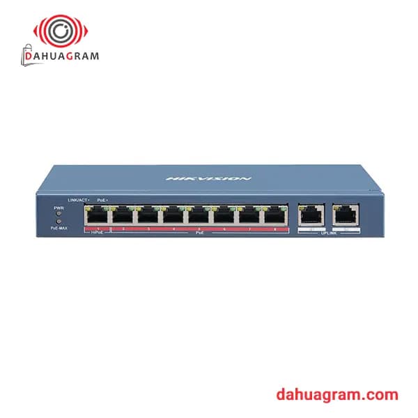 سوییچ شبکه 8 پورت PoE هایک ویژن مدل DS-3E0310HP-E — تصویر ۴