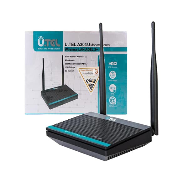 مودم یوتل بی سیم مدل A304U U.TEL + قیمت | آیبینو — تصویر ۴