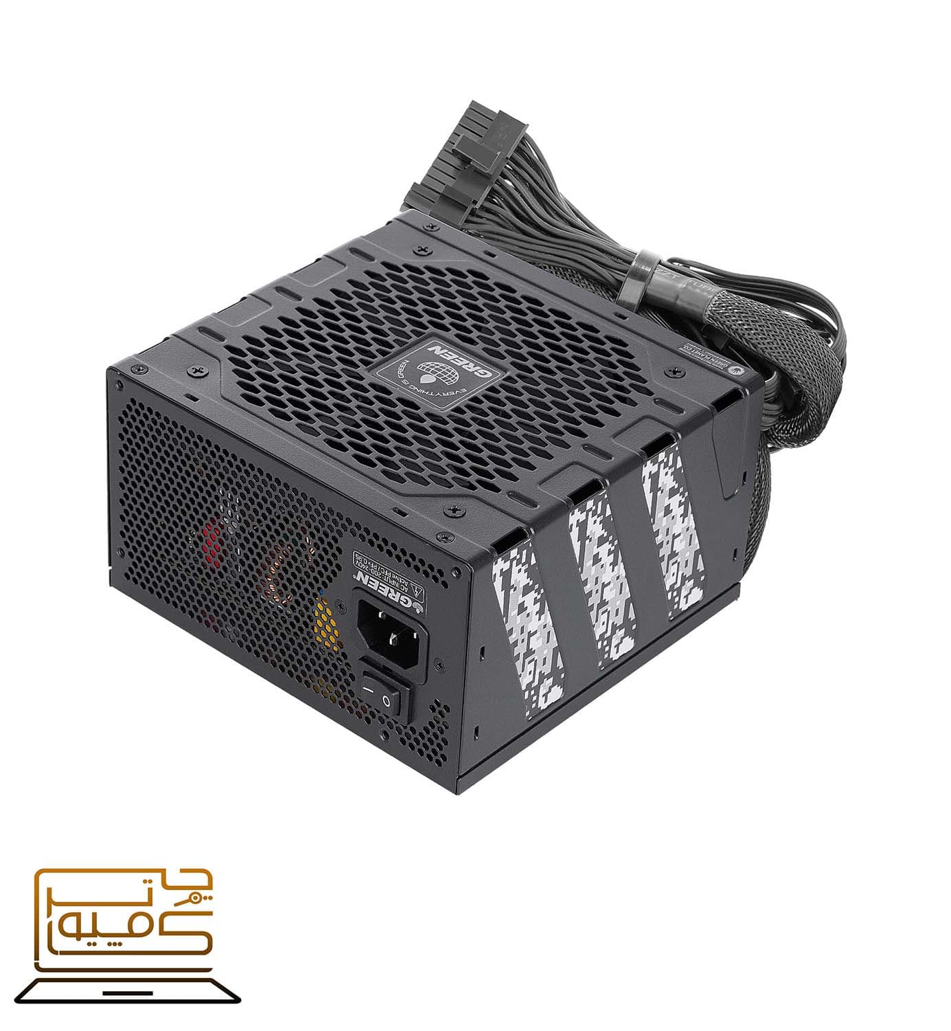 پاور GP600A-GED گرین 600 وات ا Green GP600A-GED Computer Power Supply v3.1