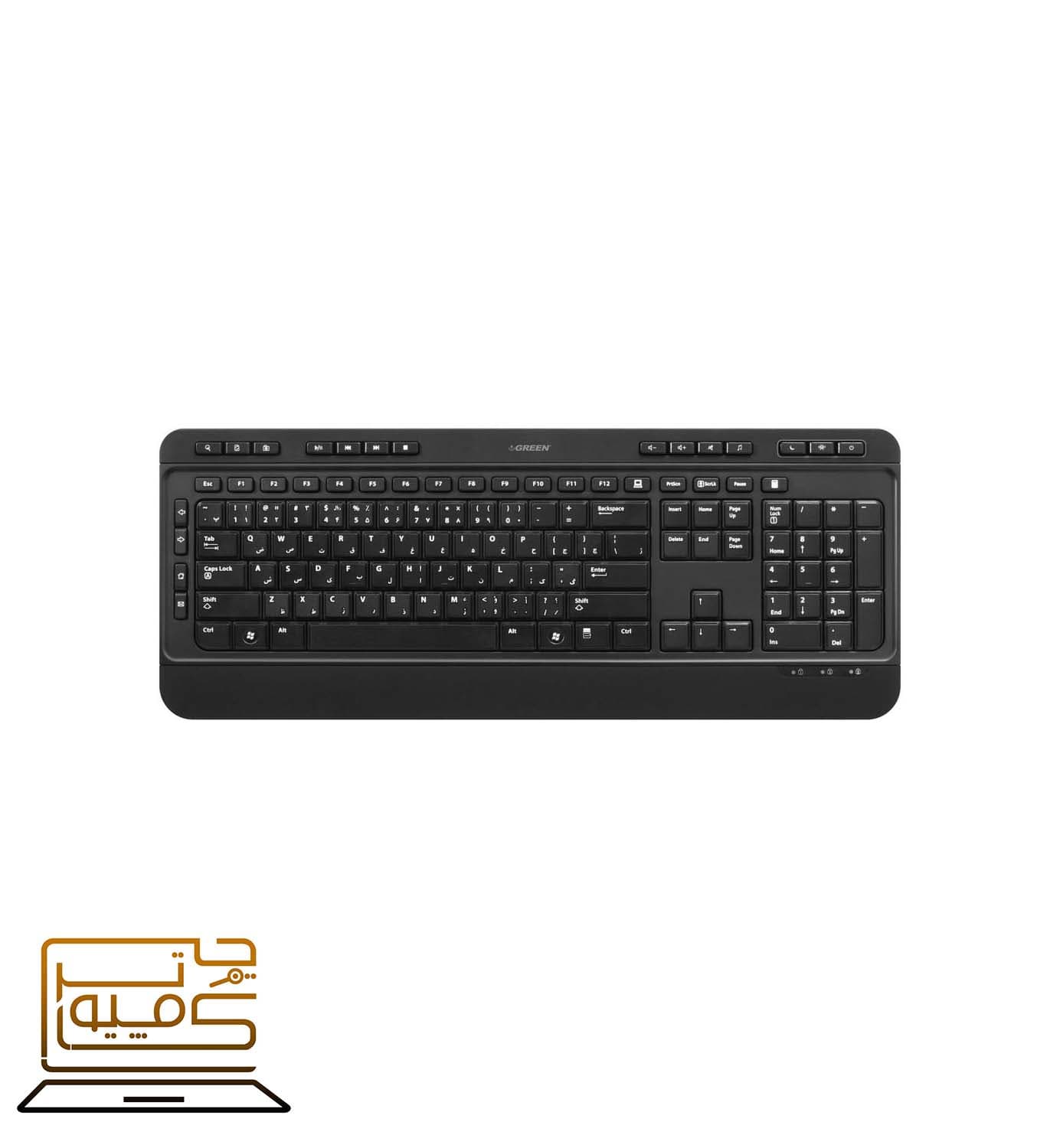 کیبورد GK502 گرین ا Green GK502 Computer Keyboard