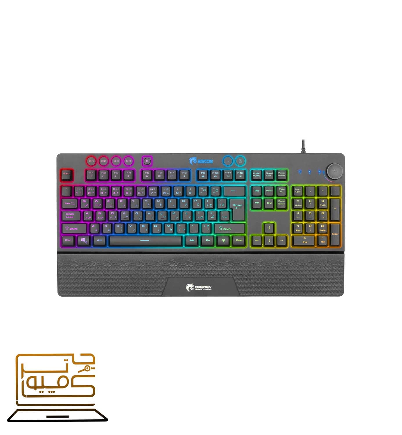 کیبورد GK703-RGB گرین ا Green GK703-RGB Computer Keyboard