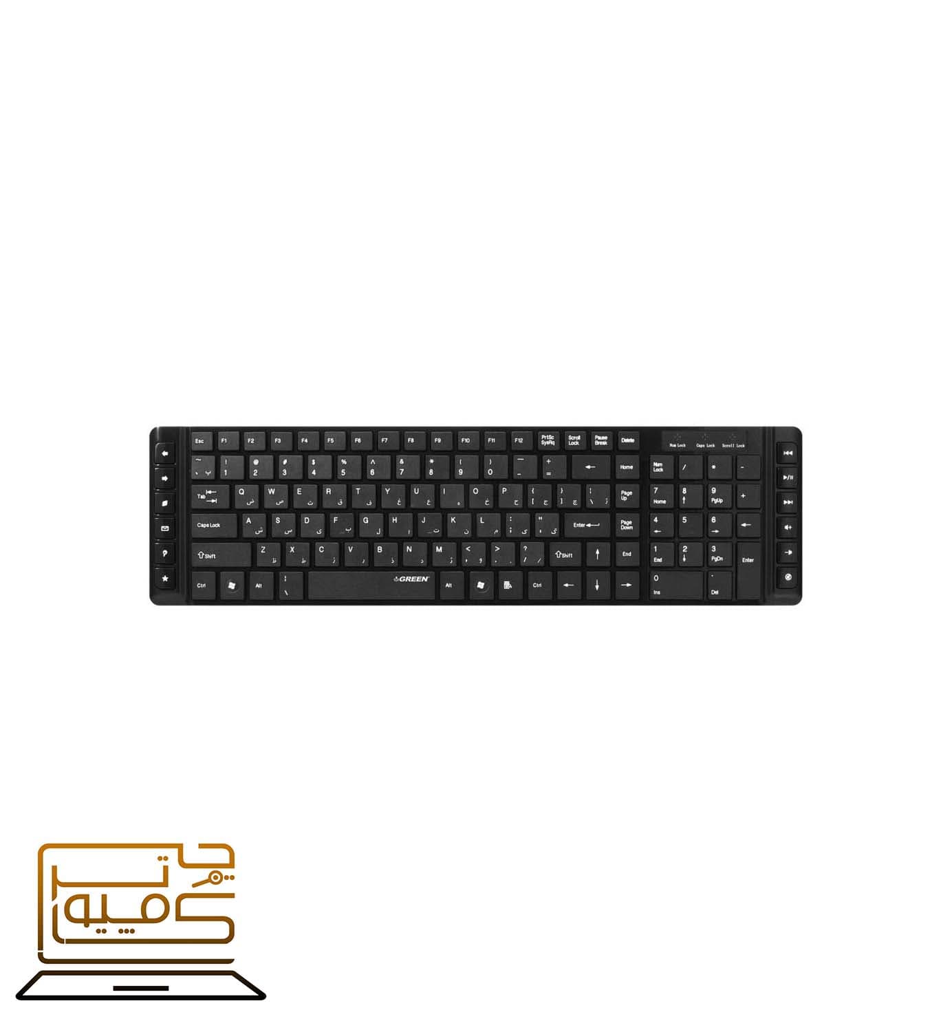 کیبورد GK301 گرین ا Green GK301 Computer Keyboard