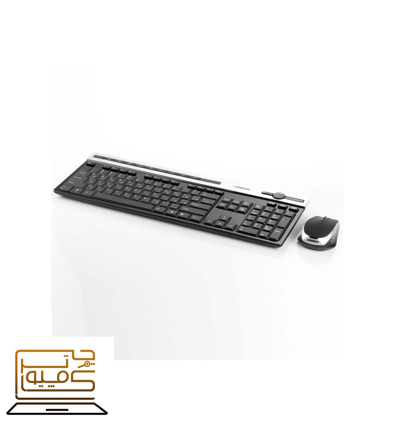 باندل کیبورد و موس گرین مدل GKM505W