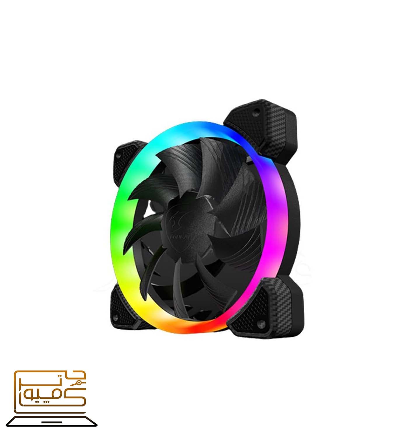 فن کیس Vortex RGB HPB 120 Cooling Kit کوگر ا Cougar Vortex RGB HPB 120 Cooling Kit CASE FAN