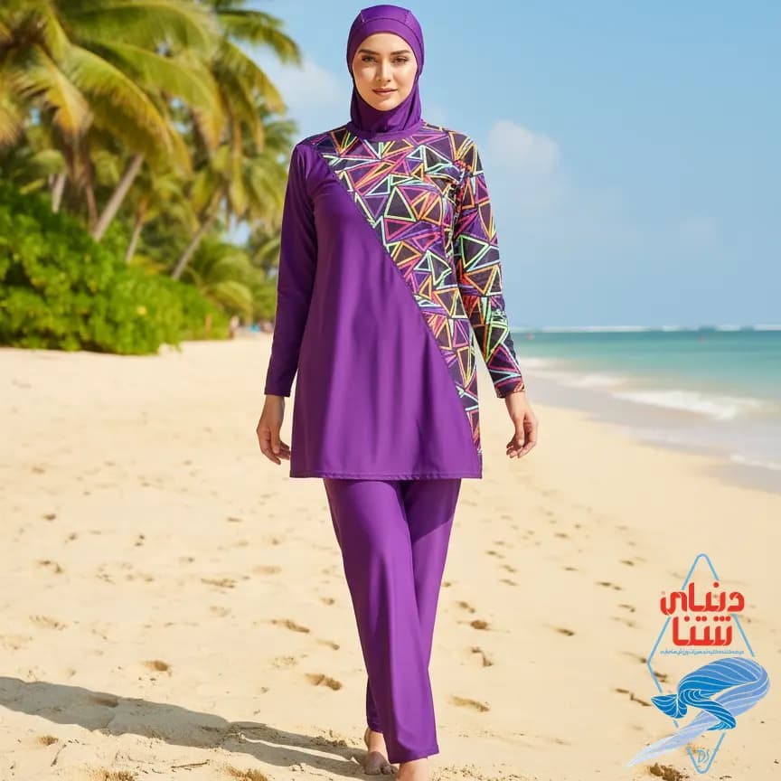 مایو زنانه اسلامی کد 4204 — تصویر ۴