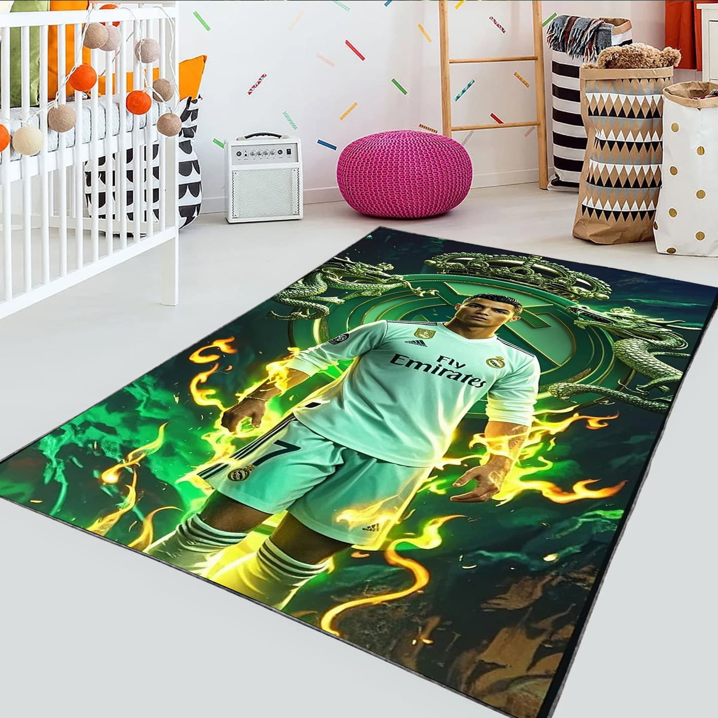 فرش چاپی طرح رونالدو WA-4376