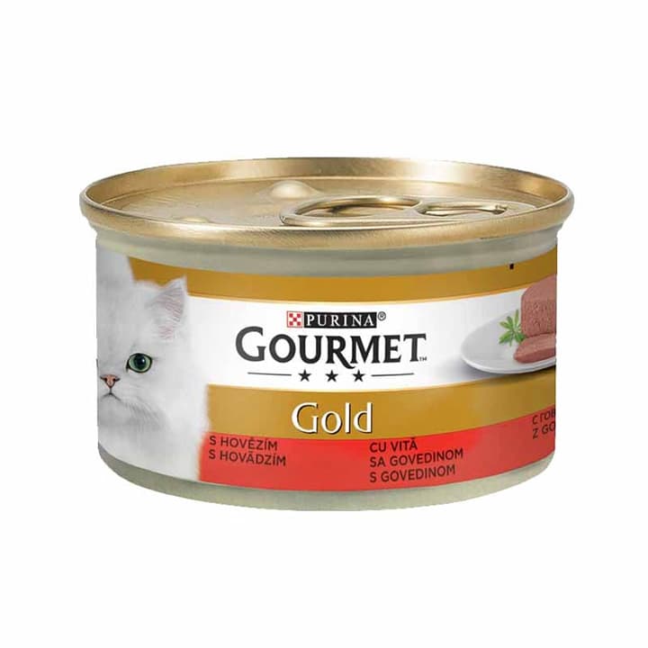کنسرو گورمت گلد با طعم گوشت (Gourmet Gold) — تصویر ۴