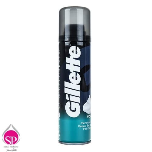 فوم اصلاح ژیلت مدل Sensitive حجم 200 میلی لیتر — تصویر ۸