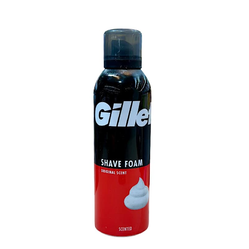 فوم اصلاح ژیلت مدل Original Scent حجم 200 میلی لیتر — تصویر ۲