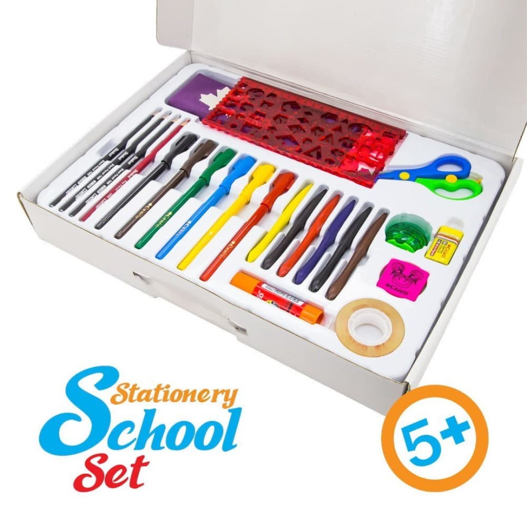 بسته لوازم تحریر کنکو مدل SCHOOL SET +5 مجموعه 25 عددی — تصویر ۱۲