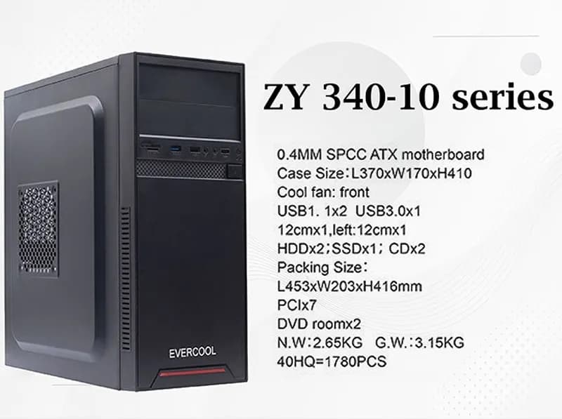 کیس کامپیوتر اورکول مدل ZY 340-10 — تصویر ۲