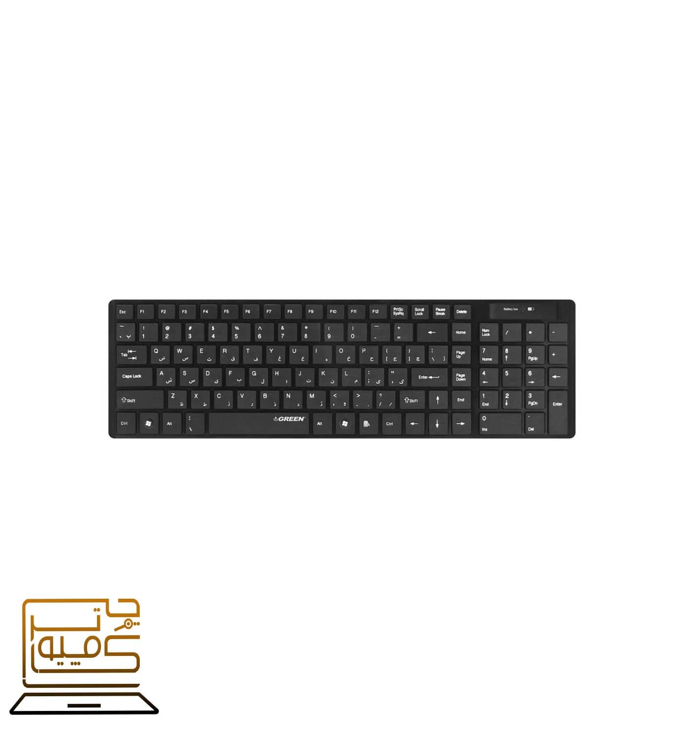 کیبورد بی سیم GK-101W گرین ا Green GK-101W Computer Keyboard — تصویر ۶