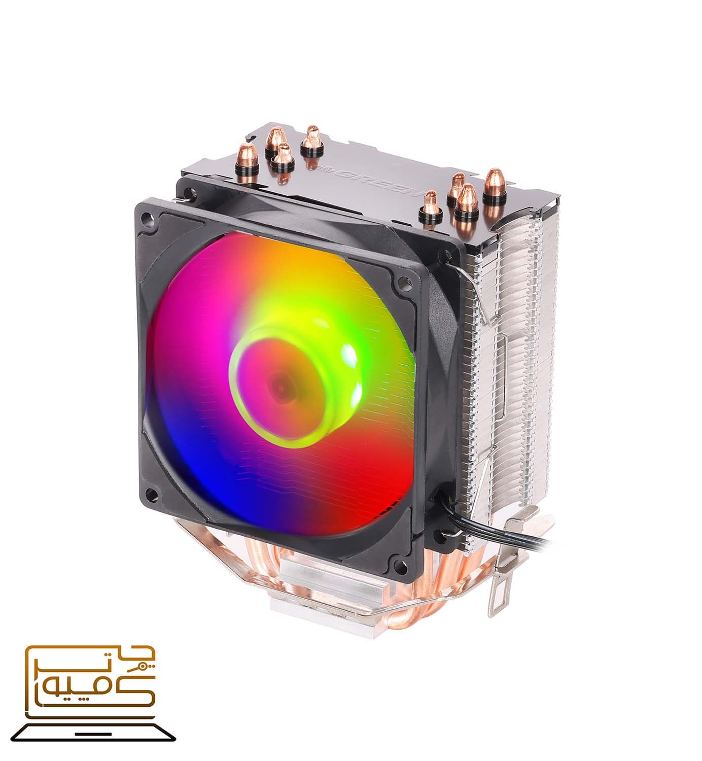 خنک کننده پردازنده Notus 100-argb گرین | Green Notus 100 ARGB CPU Fan