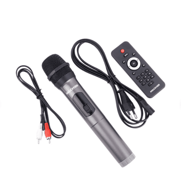 اسپیکر شارژی MACHER مدل MR-1740 به همراه میکروفون — تصویر ۴
