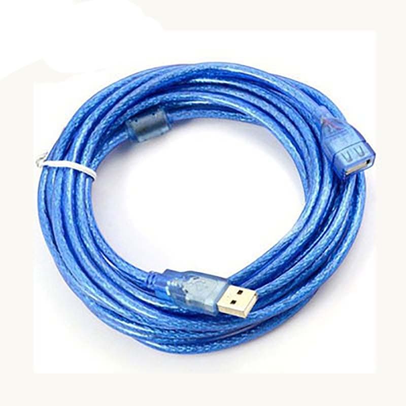 کابل افزایش طول USB اسکار طول 10 متر شیلدار آبی