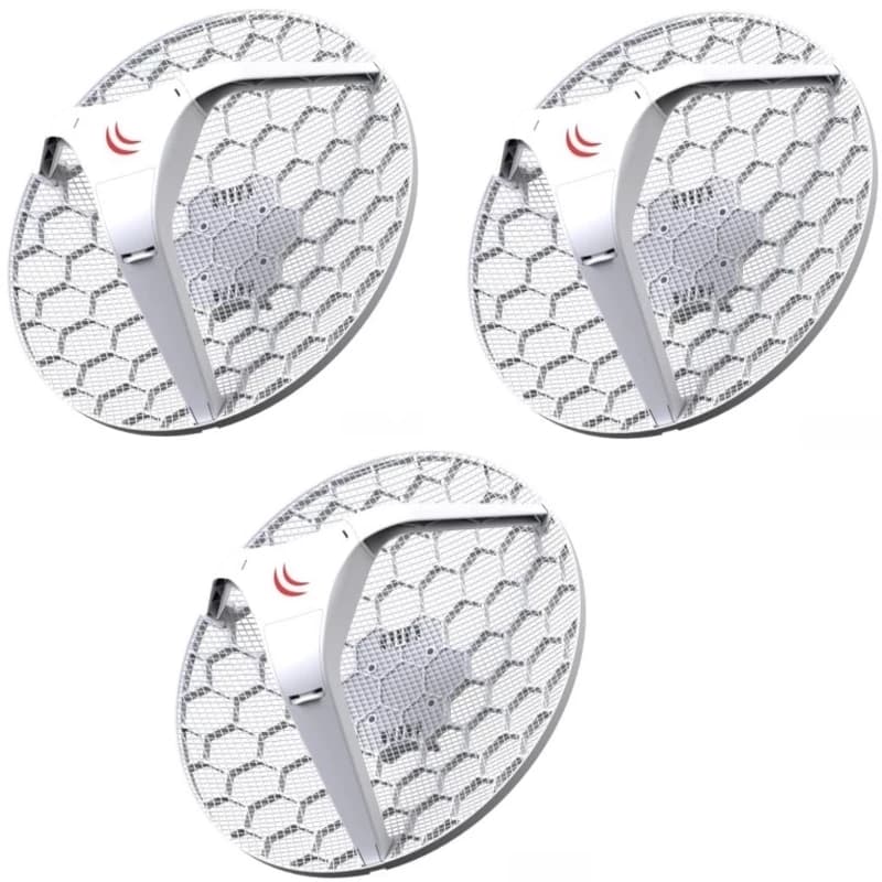 رادیو وایرلس میکروتیک پک 3 عددی RBLHG5kit (LHG 5 Tripack)