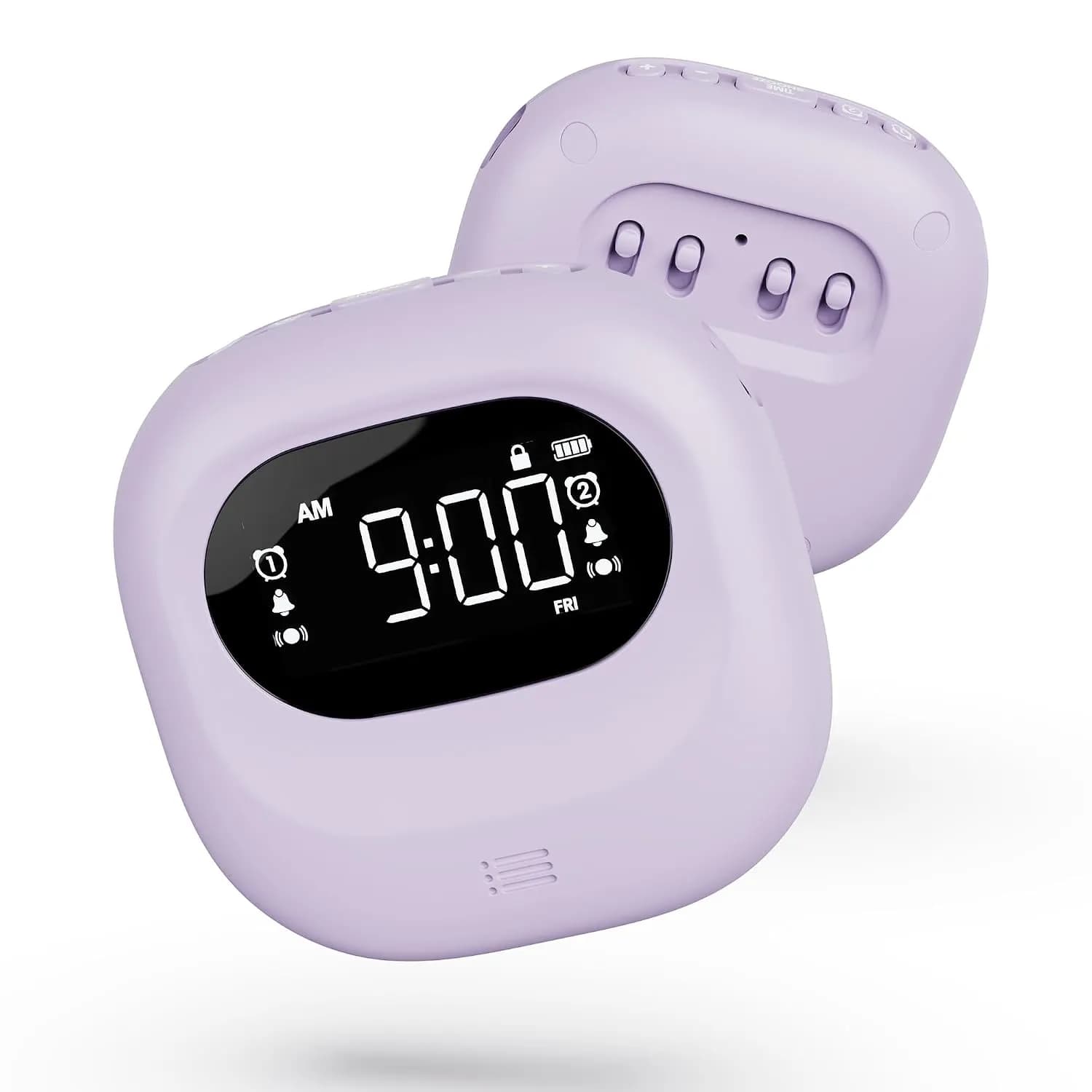 ساعت زنگ‌دار دیجیتال لرزشی برند Mesqool مدل CR1027 — تصویر ۳