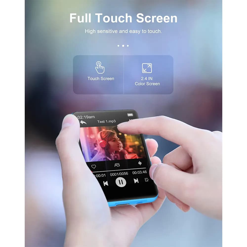 پخش‌کننده موسیقی MP3 بلوتوثی با حافظه 64 گیگابایت برند joliker مدل M4S — تصویر ۵