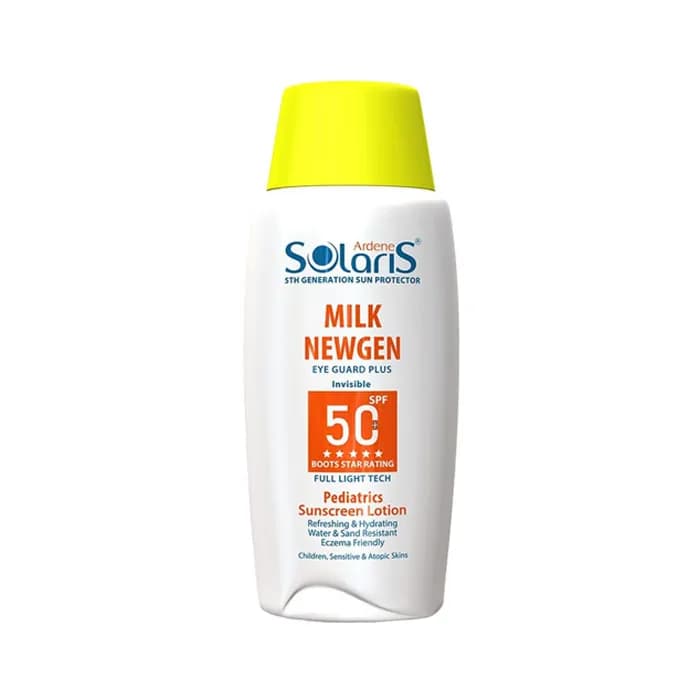 لوسیون ضد آفتاب کودک آردن سولاریس مدل Milk Newgen با +SPF50 حجم 100 میلی لیتر — تصویر ۴