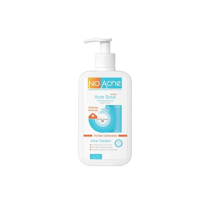 ژل اسکراب لایه بردار نو آکنه مدل Acne Solution مناسب پوست چرب و جوش دار حجم 235 میلی لیتر — تصویر ۷
