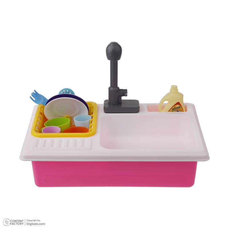 اسباب بازی سینک ظرفشویی سیحان تویز مدل KITCHEN SINK 1 — تصویر ۶