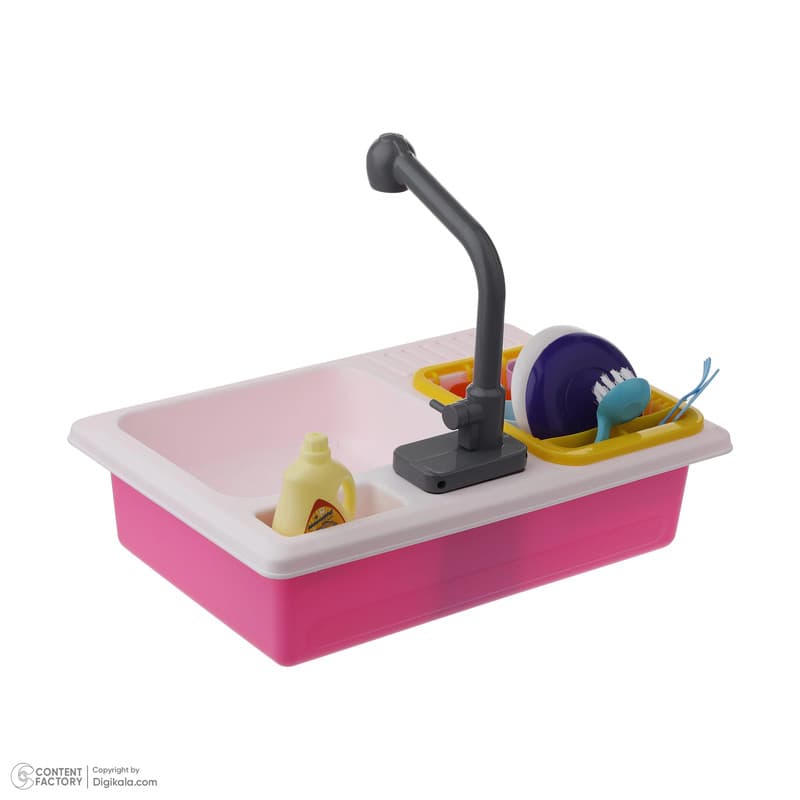 اسباب بازی سینک ظرفشویی سیحان تویز مدل KITCHEN SINK 1 — تصویر ۷