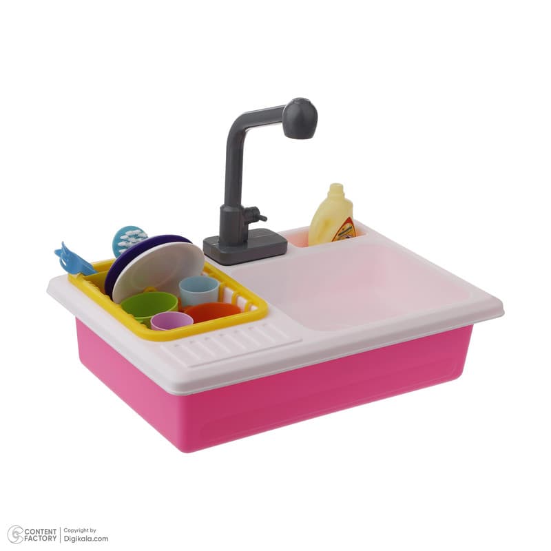 اسباب بازی سینک ظرفشویی سیحان تویز مدل KITCHEN SINK 1 — تصویر ۵