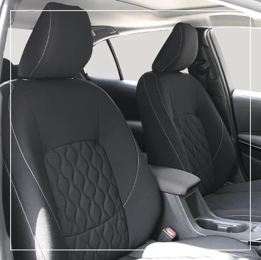 روکش صندلی تویوتا کرولا هیبریدی Toyota مدل سفارشی برند R-896) ECCCO) — تصویر ۲