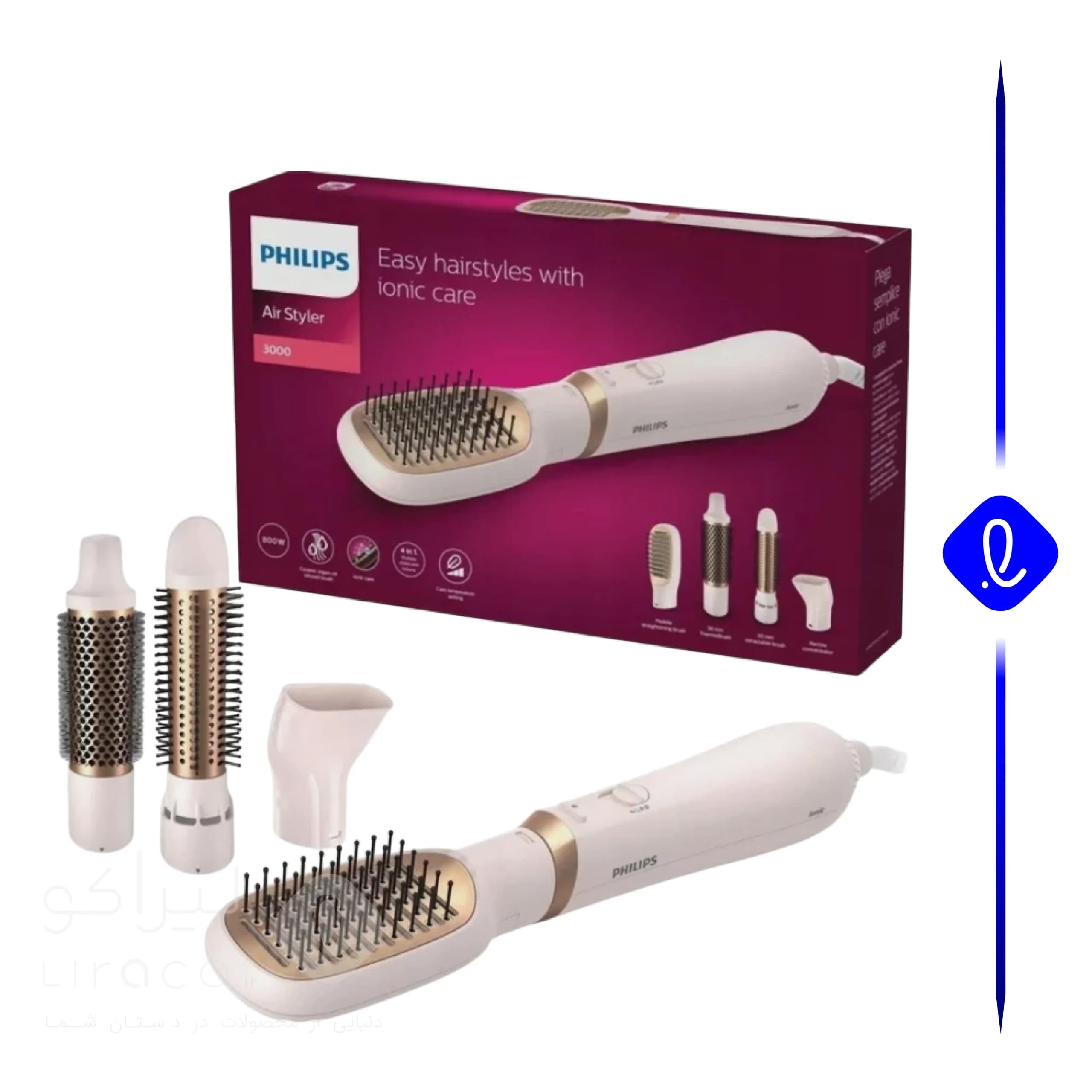 سشوار برس دار فیلیپس BHA310 — تصویر ۴