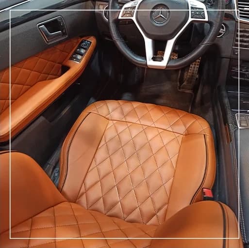 روکش صندلی بنز Benz E300 مدل 2020 نیو برند R-839) ECCCO) — تصویر ۳