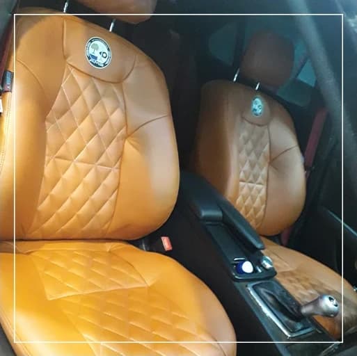 روکش صندلی بنز Benz C300 مدل لمسه لوزی برند R-826) ECCCO)