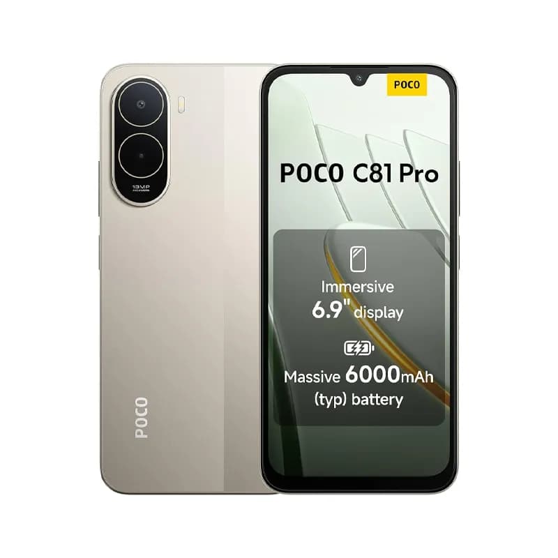 گوشی موبایل پوکو مدل Poco C81 Pro 4G ظرفیت 128 گیگابایت رم 4 گیگابایت — تصویر ۱۱