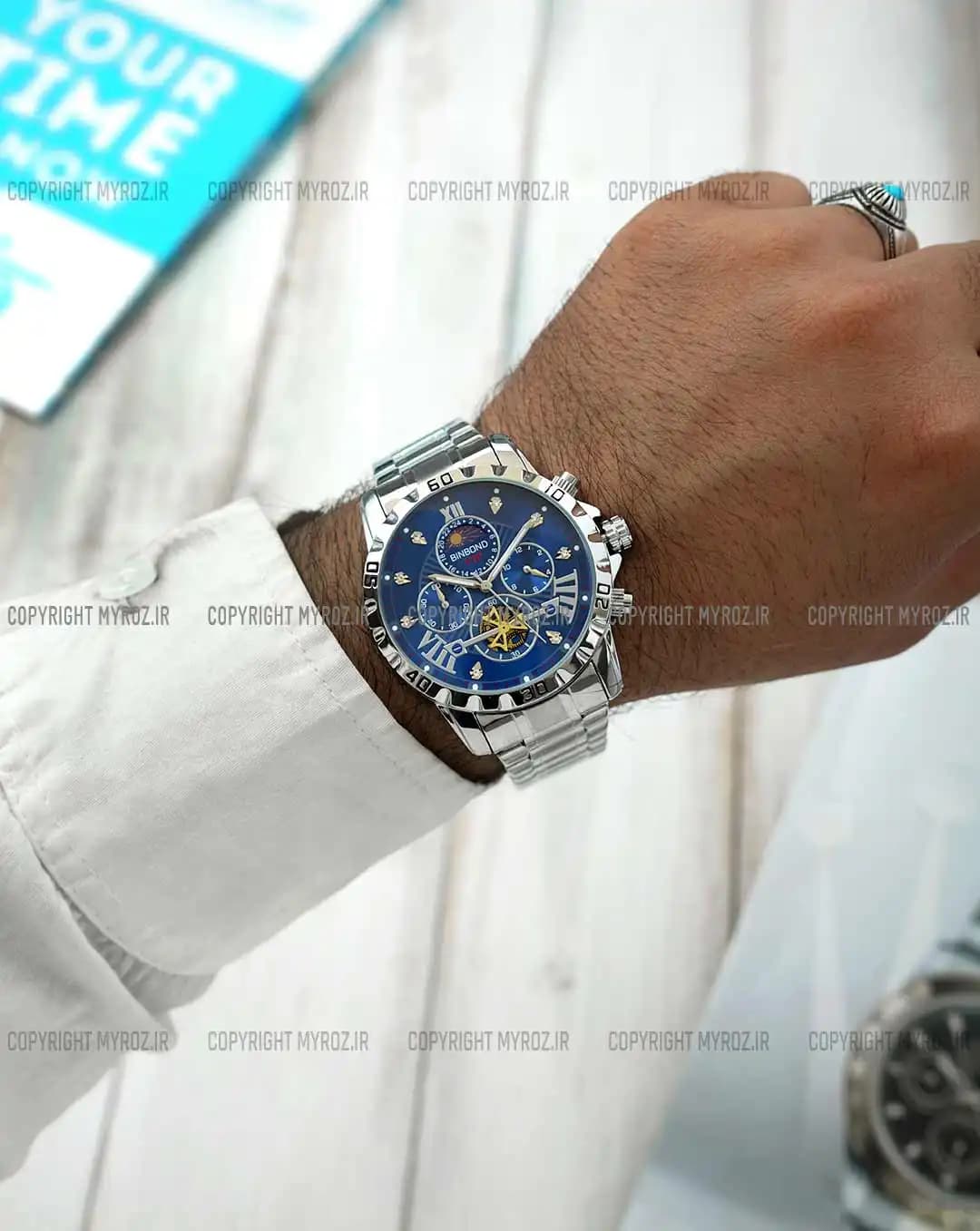 ساعت مچی مردانه بین باند BINBOND مدل B3103 کد 2780 — تصویر ۸