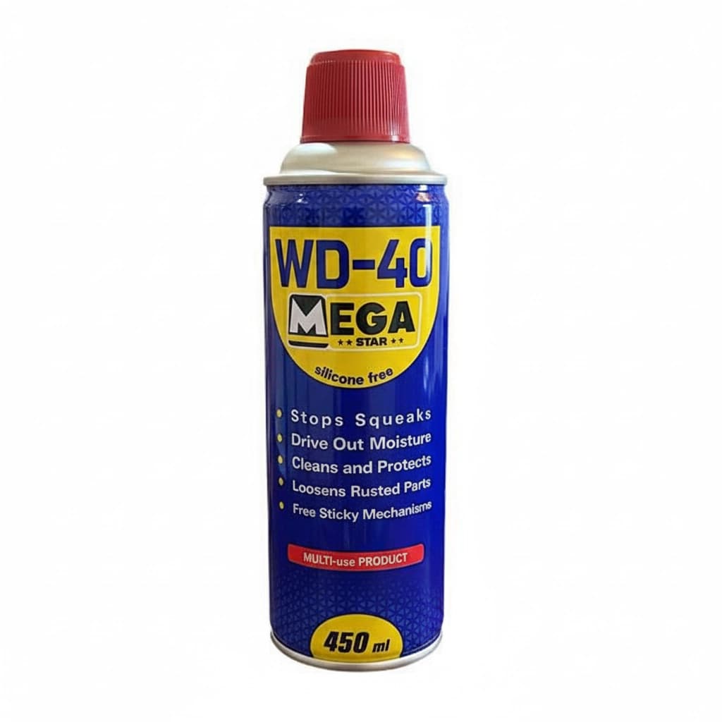 اسپری روان کننده مگا استار مدل WD-40 حجم 450 میلی لیتر — تصویر ۴