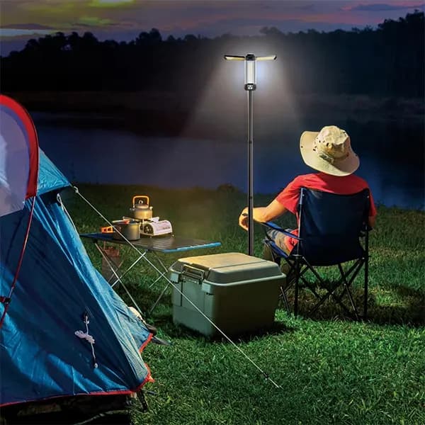 چراغ کمپینگ گرین لاین Green Lion Trio Beam Lite Tripod Camping Light — تصویر ۳