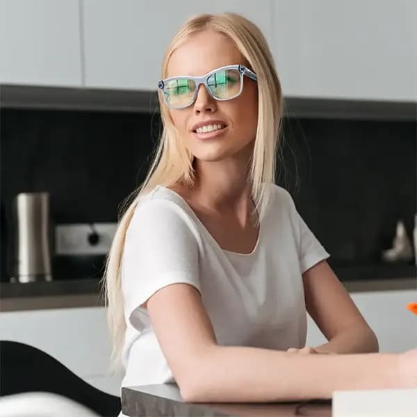عینک محافظ نور آبی پرودو Porodo Lifestyle Prieto Anti-Blue Light Glasses — تصویر ۷