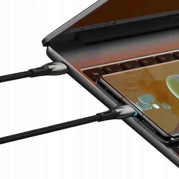 کابل دوسر تایپ سی 100 وات Baseus Glimmer CADH000701 1m — تصویر ۸