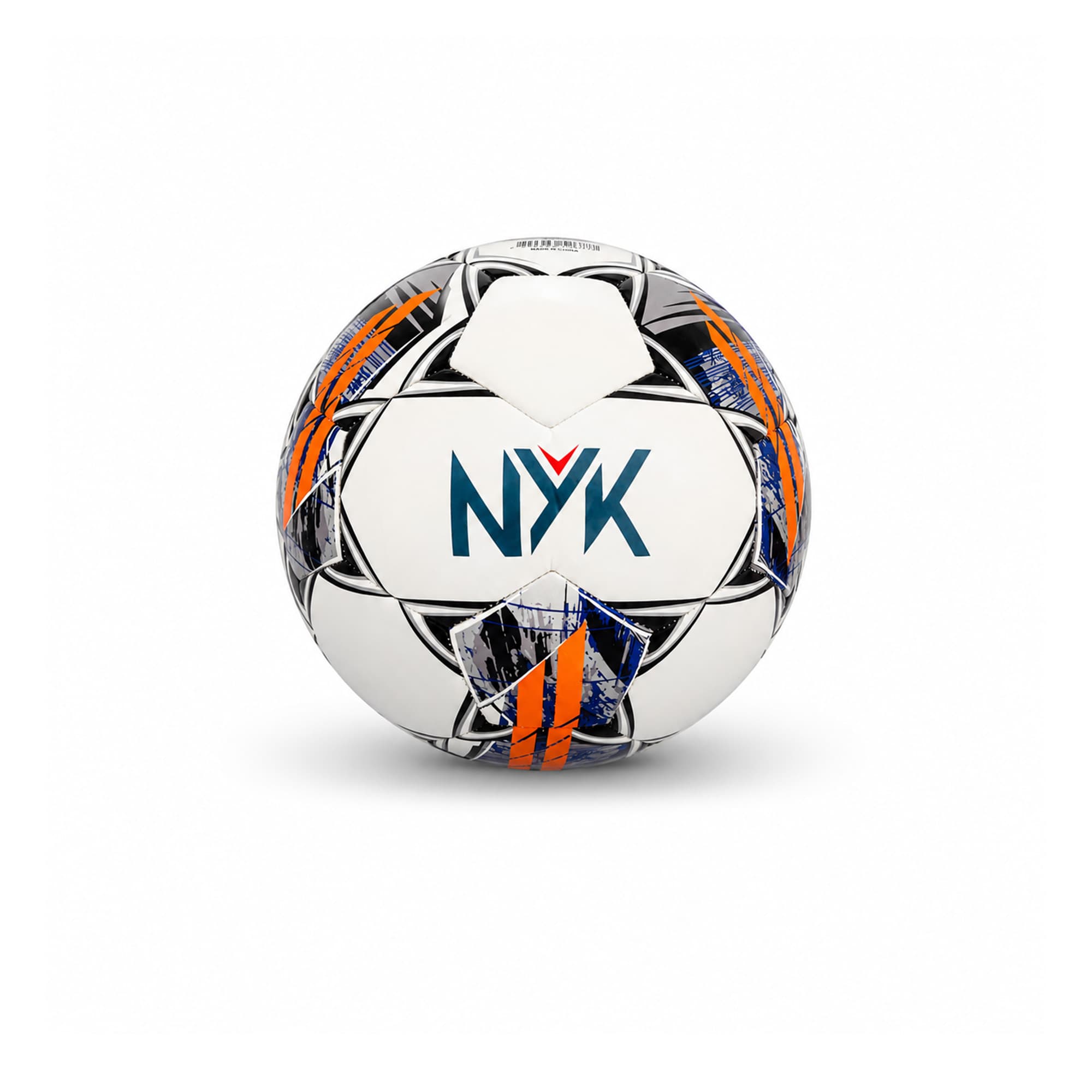 توپ سفید نارنجی فوتبال NYK سایز 5