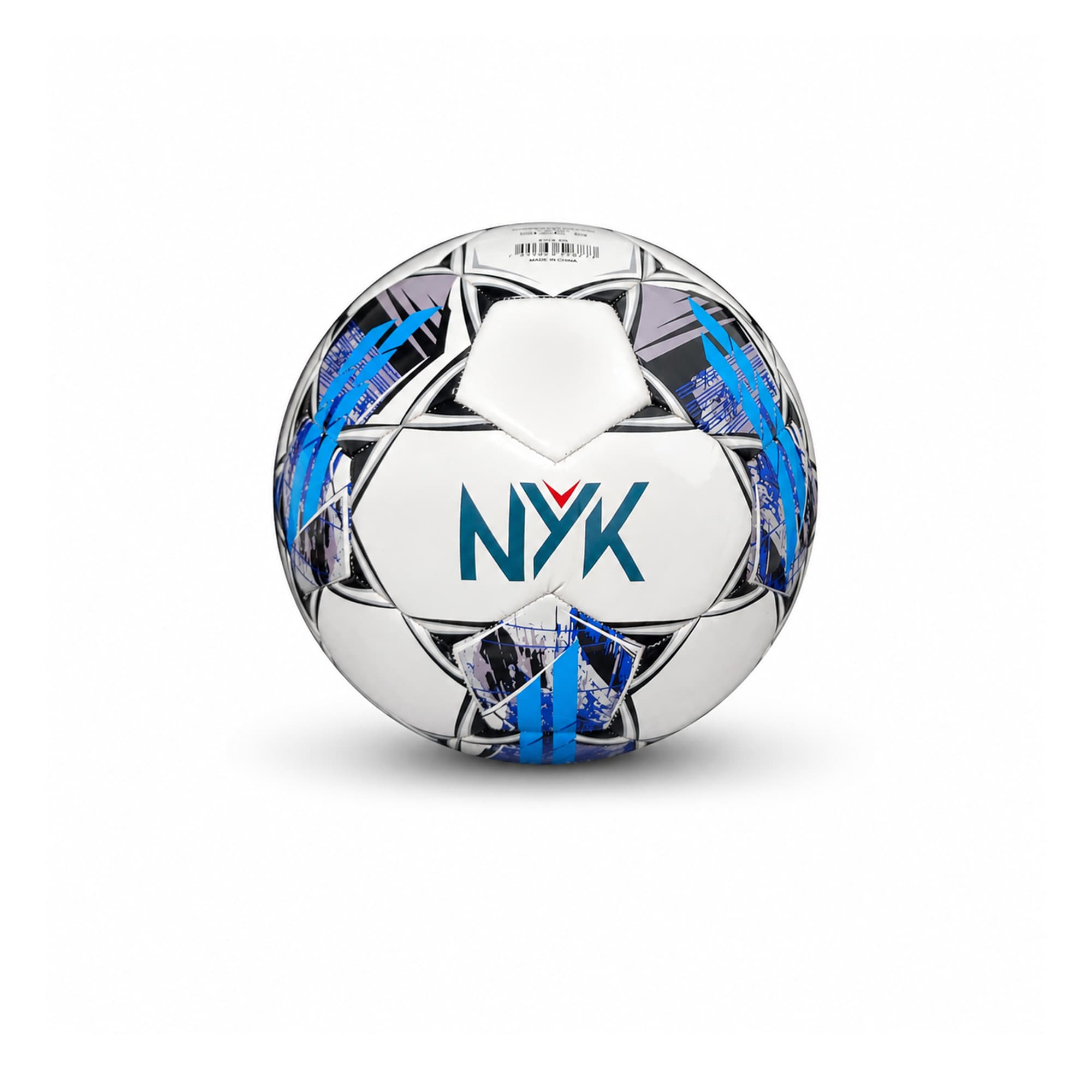 توپ سفید آبی فوتبال NYK سایز 5