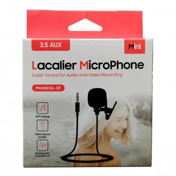 میکروفون یقه ای موبایل Lacalier مدل GL-121 — تصویر ۹