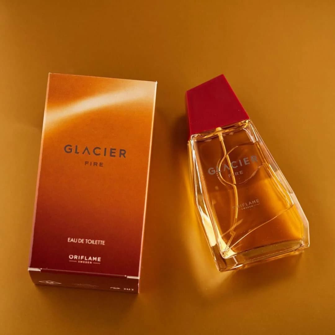 ادوتویلت مردانه گلشیر فایر قهوهای اوریفلیم GLACIER Fire Eau de Toilette — تصویر ۶