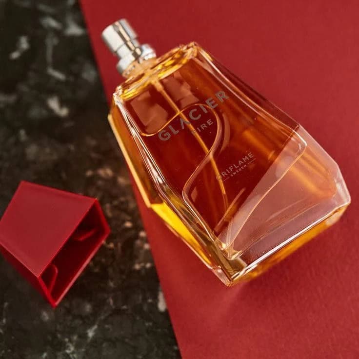 ادوتویلت مردانه گلشیر فایر قهوهای اوریفلیم GLACIER Fire Eau de Toilette — تصویر ۷