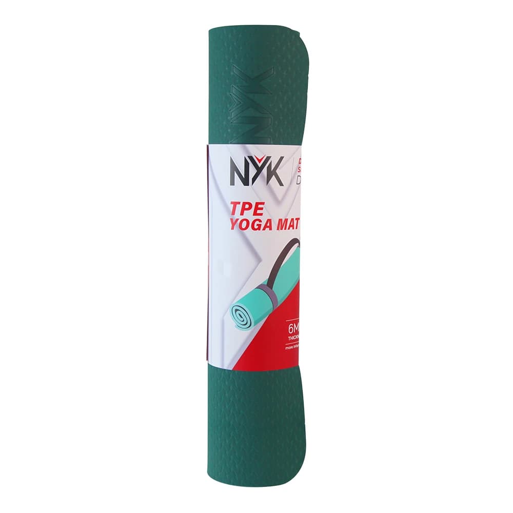 مت یوگا سبز NYK مدل 13003 TPE ضخامت 6 میلی متر — تصویر ۱۰